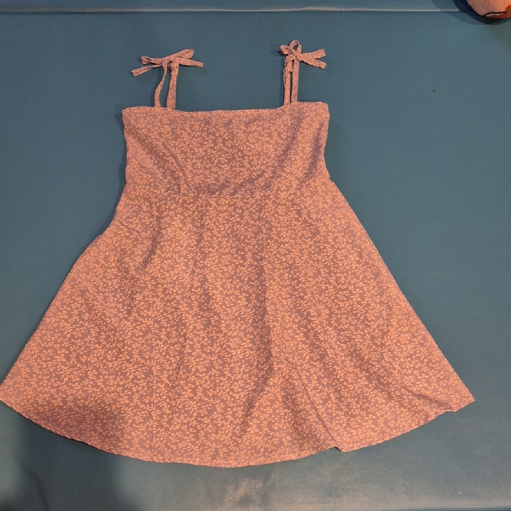 Floral blue Kids dress